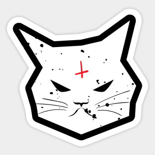 Evil Cat Sticker